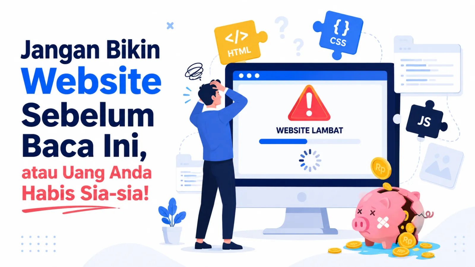 Jangan Bikin Website Sebelum Baca Ini, atau Uang Anda Habis Sia-sia!